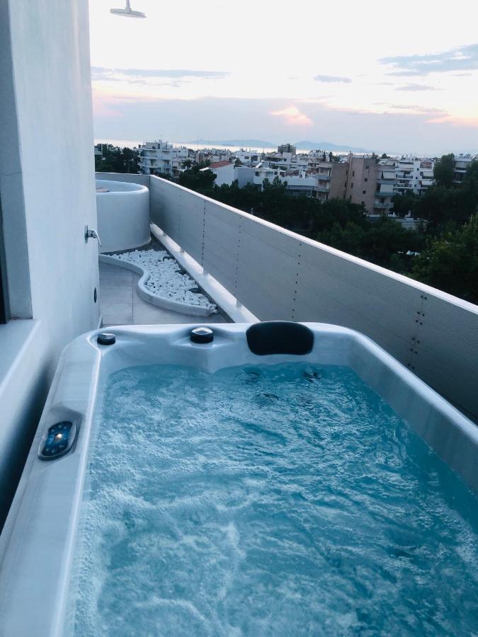 Amazing Suite At Glyfada With Sea View & Jacuzzi Athens Exterior photo